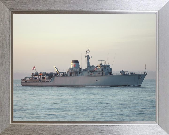 HMS Quorn M41 Hunt Class Minehunter November 2014 Photo Print - Posters, Prints, & Visual Artwork - by Hampshire Prints (image 7 of 9)