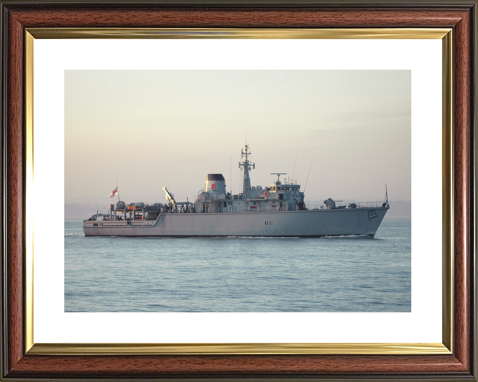 HMS Quorn M41 Hunt Class Minehunter November 2014 Photo Print - Posters, Prints, & Visual Artwork - by Hampshire Prints (image 8 of 9)