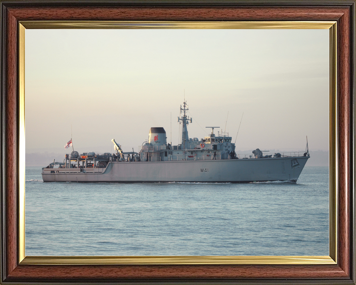 HMS Quorn M41 Hunt Class Minehunter November 2014 Photo Print - Posters, Prints, & Visual Artwork - by Hampshire Prints (image 9 of 9)