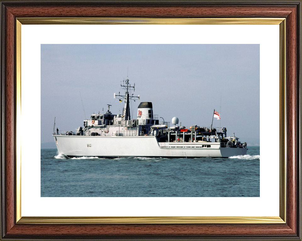 HMS Quorn M41 Hunt Class Minehunter May 1996 Photo Print - Posters, Prints, & Visual Artwork - by Hampshire Prints (image 8 of 9)