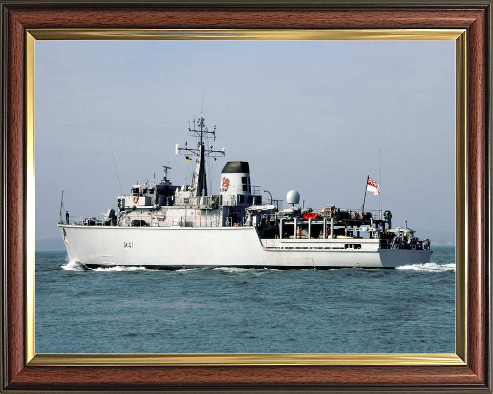 HMS Quorn M41 Hunt Class Minehunter May 1996 Photo Print - Posters, Prints, & Visual Artwork - by Hampshire Prints (image 9 of 9)