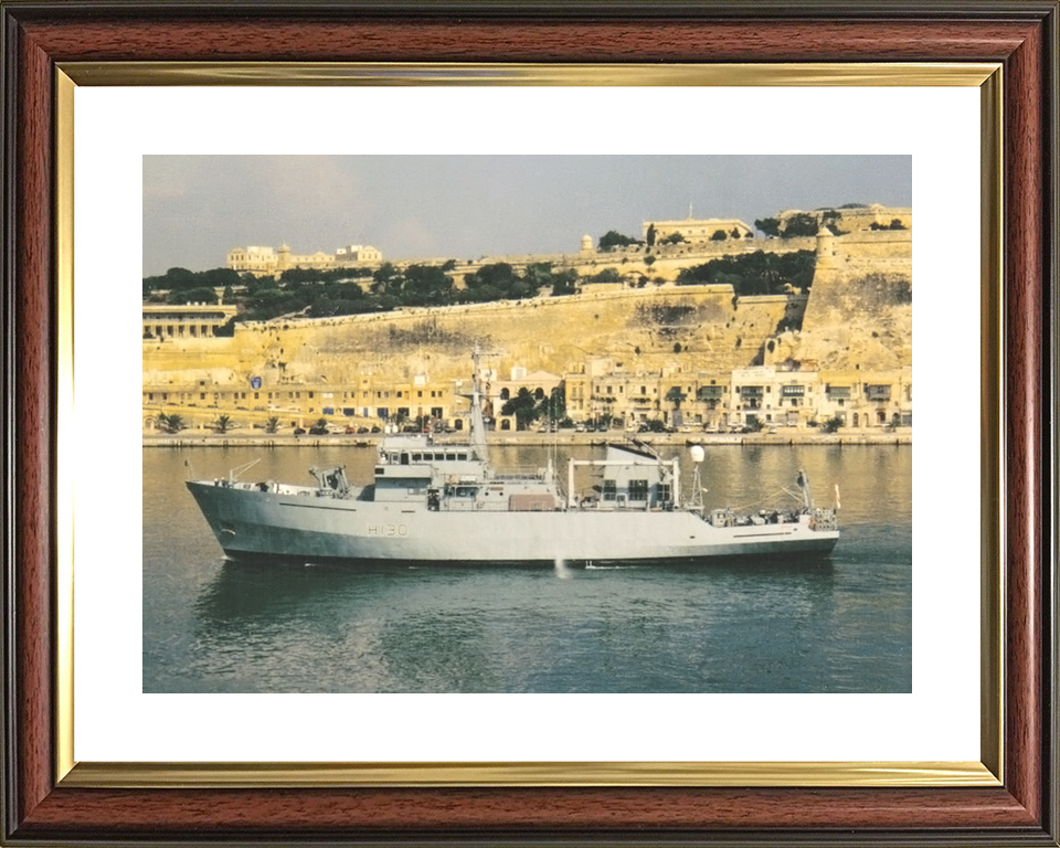 HMS Roebuck H130 Coastal Survey Vessel August 2001 Photo Print - Posters, Prints, & Visual Artwork - by Hampshire Prints (image 8 of 9)