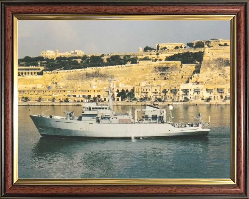 HMS Roebuck H130 Coastal Survey Vessel August 2001 Photo Print - Posters, Prints, & Visual Artwork - by Hampshire Prints (image 9 of 9)