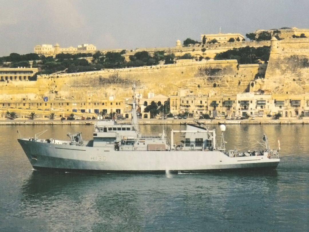 HMS Roebuck H130 Coastal Survey Vessel August 2001 Photo Print - Posters, Prints, & Visual Artwork - by Hampshire Prints (image 1 of 9)