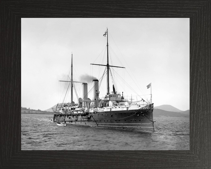 HMS Royal Arthur 1891 Edgar Class Cruiser Underway Photo Print - Posters, Prints, & Visual Artwork - by Hampshire Prints (image 3 of 9)