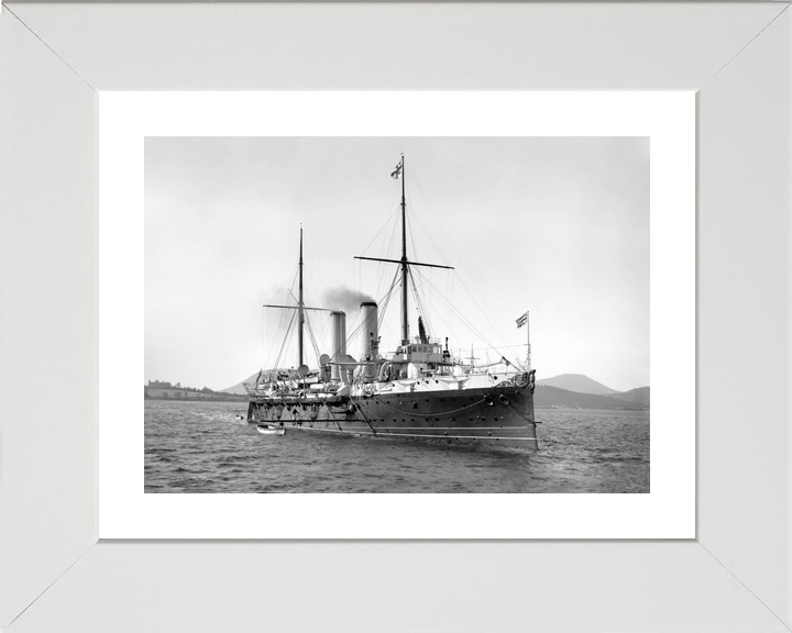 HMS Royal Arthur 1891 Edgar Class Cruiser Underway Photo Print - Posters, Prints, & Visual Artwork - by Hampshire Prints (image 4 of 9)