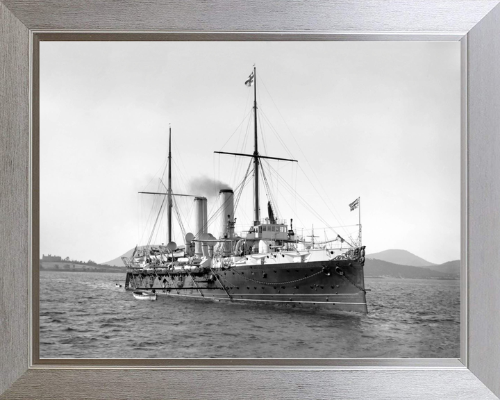 HMS Royal Arthur 1891 Edgar Class Cruiser Underway Photo Print - Posters, Prints, & Visual Artwork - by Hampshire Prints (image 7 of 9)