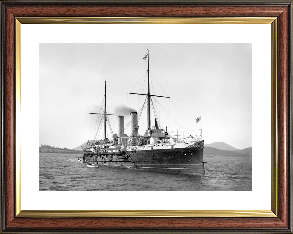 HMS Royal Arthur 1891 Edgar Class Cruiser Underway Photo Print - Posters, Prints, & Visual Artwork - by Hampshire Prints (image 8 of 9)