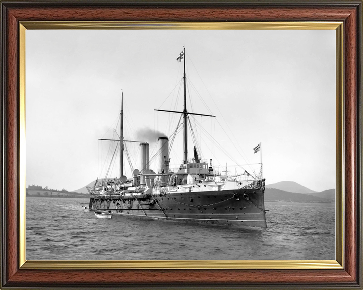 HMS Royal Arthur 1891 Edgar Class Cruiser Underway Photo Print - Posters, Prints, & Visual Artwork - by Hampshire Prints (image 9 of 9)