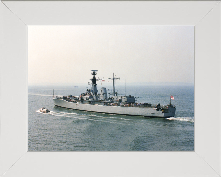HMS Scylla F71 Leander Class Frigate July 1986 Photo Print - Posters, Prints, & Visual Artwork - by Hampshire Prints (image 5 of 9)