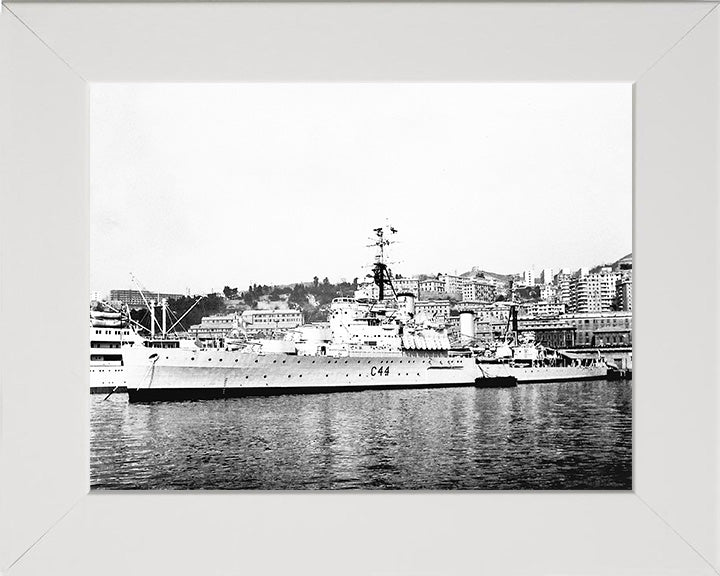 HMS Jamaica (44) Royal Navy Fiji class light cruiser Photo Print or Framed Photo Print - Hampshire Prints