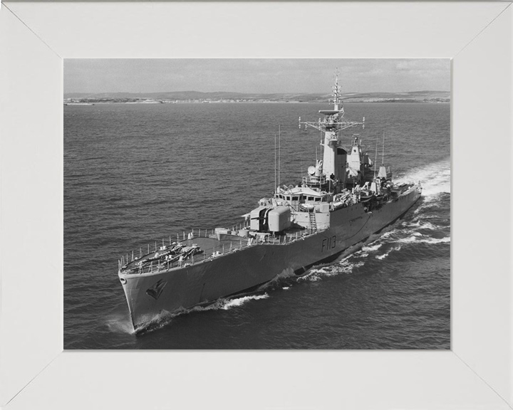 HMS Falmouth F113 Royal Navy Rothesay Class frigate Photo Print or Framed Print - Hampshire Prints