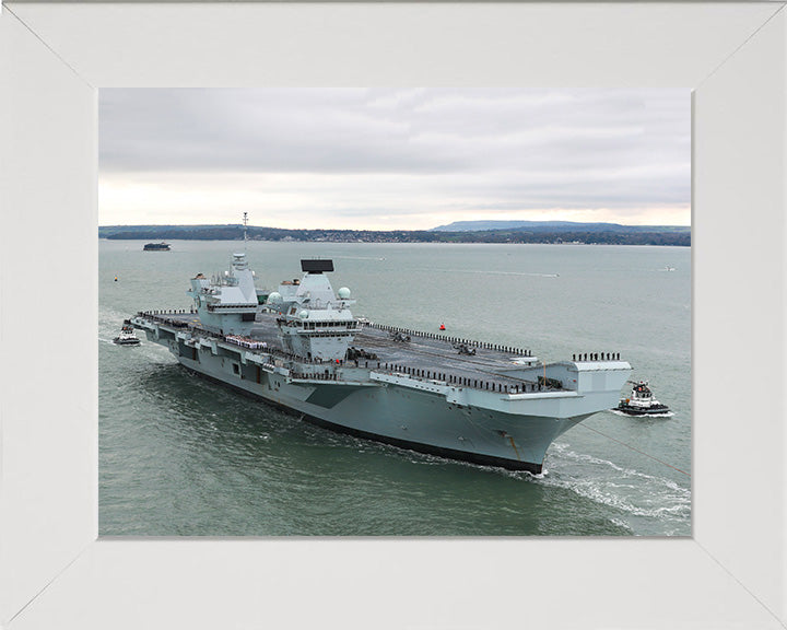 HMS Prince of Wales R09 | Photo Print | Framed Print | Queen Elizabeth Class | Aircraft Carrier | Royal Navy Hampshire Prints