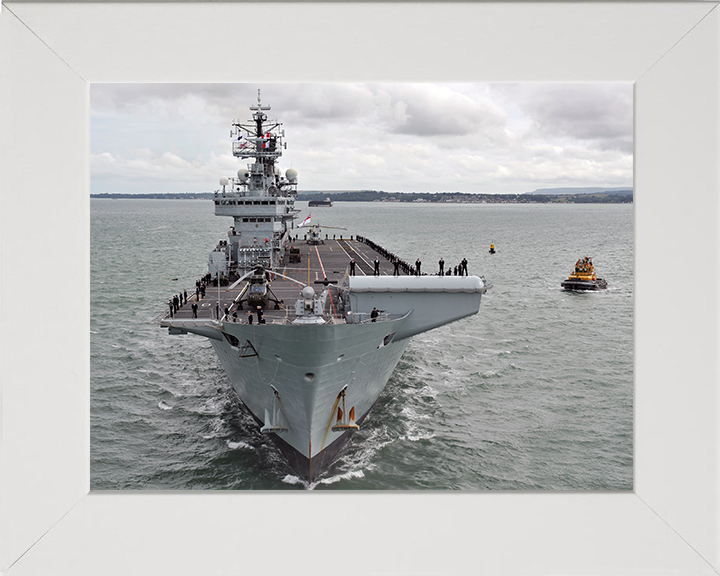 HMS Illustrious R06 | Photo Print | Framed Print | Invincible Class | Aircraft Carrier | Royal Navy Hampshire Prints