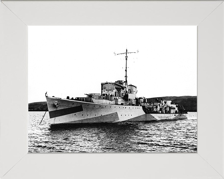 HMS Goathland L27 Royal Navy Hunt class destroyer Photo Print or Framed Print - Hampshire Prints