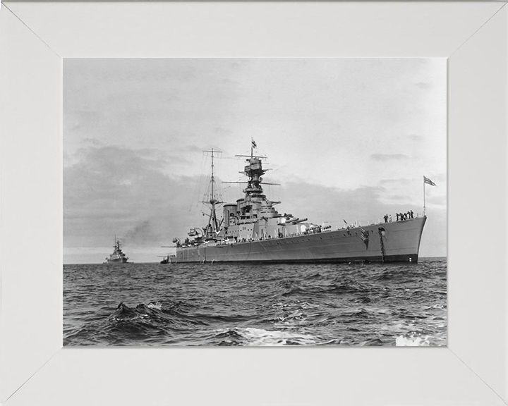 HMS Hood (51) | Photo Print | Framed Print | Admiral Class | Battlecruiser | Royal Navy Hampshire Prints
