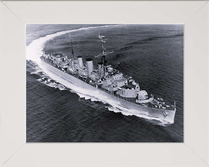 HMS Apollo (M01) Photo Print - At Sea - Royal Navy Abdiel Class Minelayer Posters, Prints, & Visual Artwork Hampshire Prints 10 x 8 White Frame No