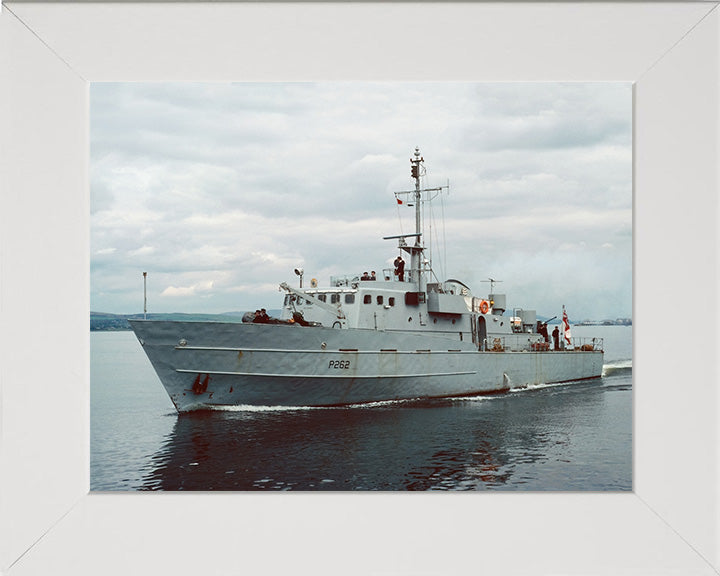 HMS Peterel P262 Royal Navy Bird class patrol vessel Photo Print or Framed Photo Print - Hampshire Prints