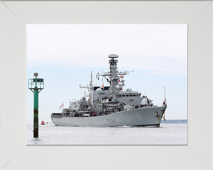 HMS Iron Duke F234 Royal Navy Type 23 frigate Photo Print or Framed Print - Hampshire Prints