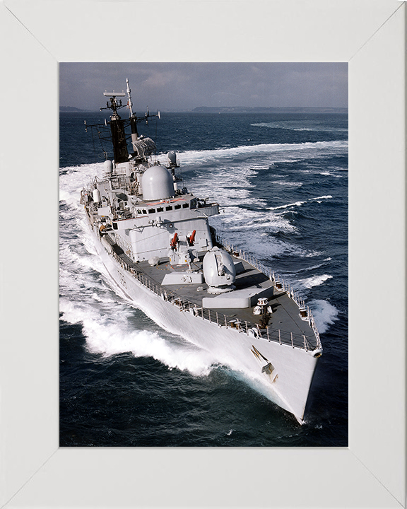 HMS York (D98) Photo Print - Bow View 2004 - Royal Navy Type 42 Destroyer