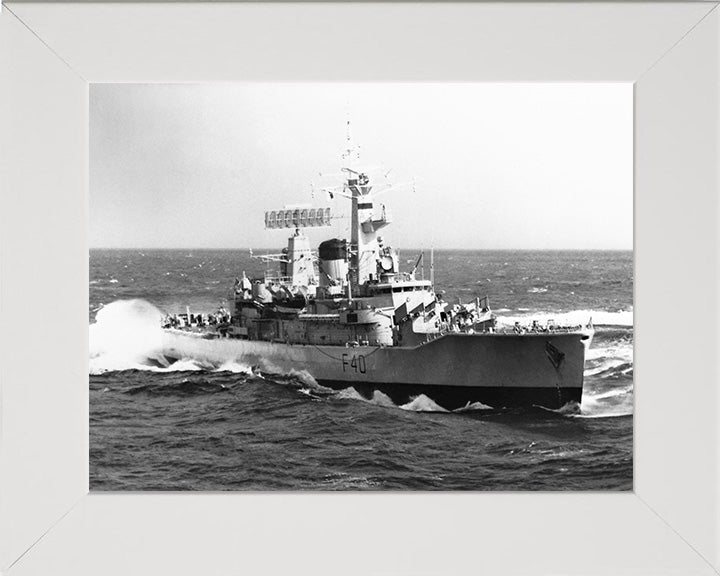 HMS Sirius F40 Royal Navy Leander class frigate Photo Print or Framed Print - Hampshire Prints