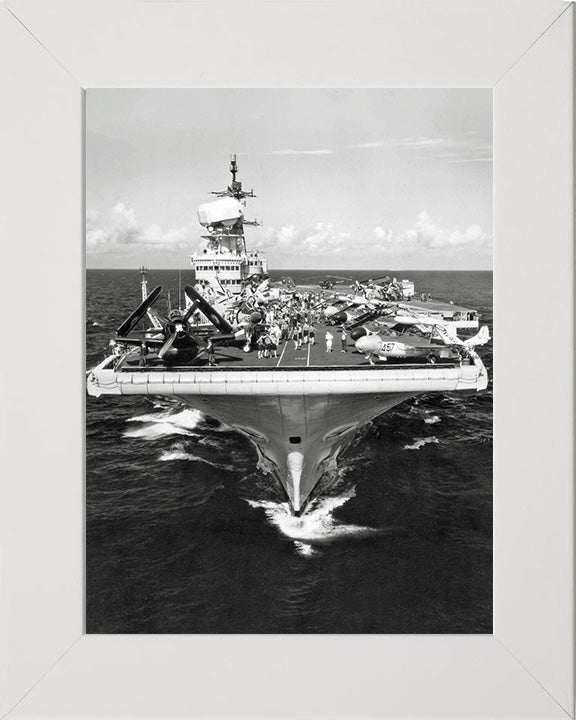 HMS Victorious R38 Royal Navy Illustrious class aircraft carrier Photo Print or Framed Print - Hampshire Prints