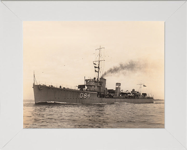 HMS Tyrian D84 | Photo Print | Framed Print | Poster | S Class | Destroyer | Royal Navy Hampshire Prints