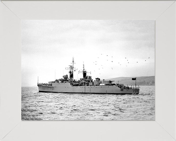 HMS Jaguar F37 Royal Navy Leopard class Frigate Photo Print or Framed Print - Hampshire Prints