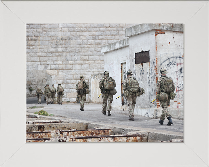 Royal Yeomanry Soldier on Exercise in Gibraltar Photo Print - British Army