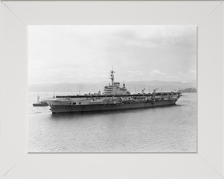 HMS Indefatigable (R10) Photo Print - Wellington 1945 - Royal Navy Implacable Class Aircraft Carrier