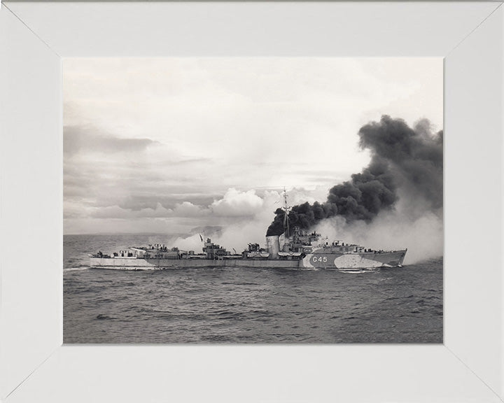 HMS Quail G45 | Photo Print | Framed Print | Q Class | Destroyer | Royal Navy Hampshire Prints