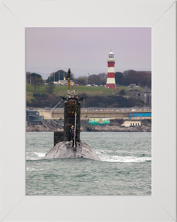 HMS Triumph (S93) Photo Print - Devonport 2024 - Royal Navy Trafalgar Class Submarine