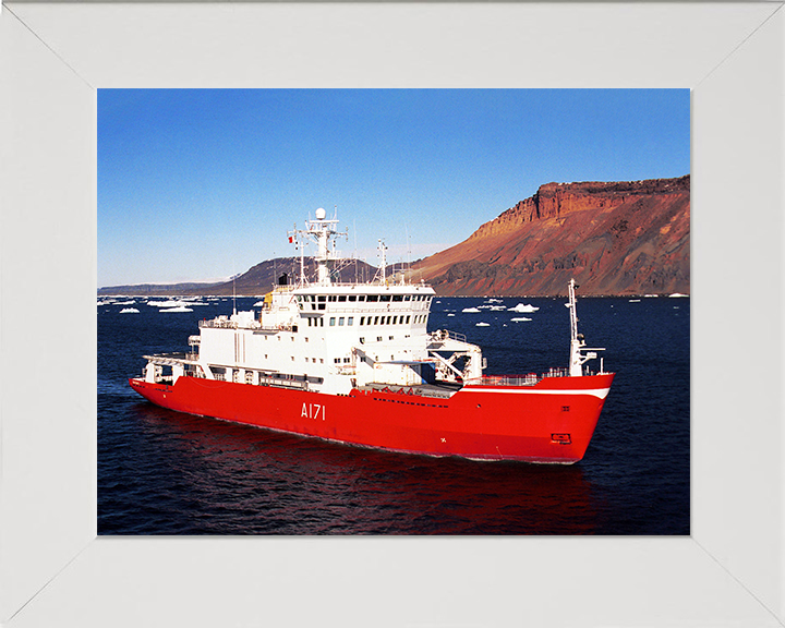 HMS Endurance (A171) Photo Print - Gustav Channel 2002  - Royal Navy Ice Breaker Patrol Ship