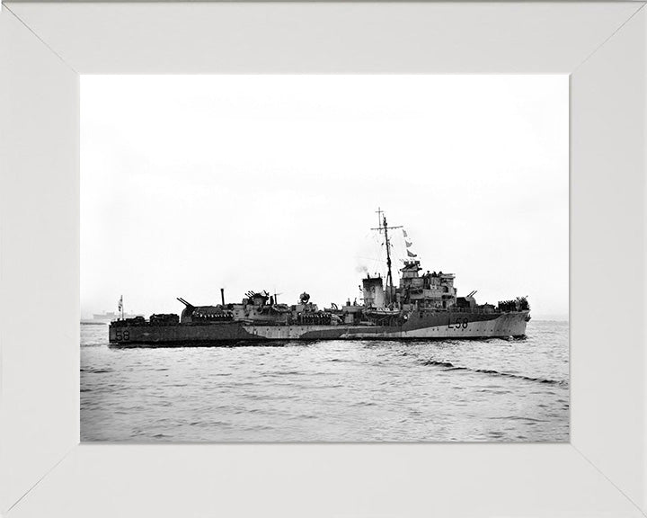 HMS Quantock L58 | Photo Print | Framed Print | Hunt Class | Destroyer | Royal Navy Hampshire Prints