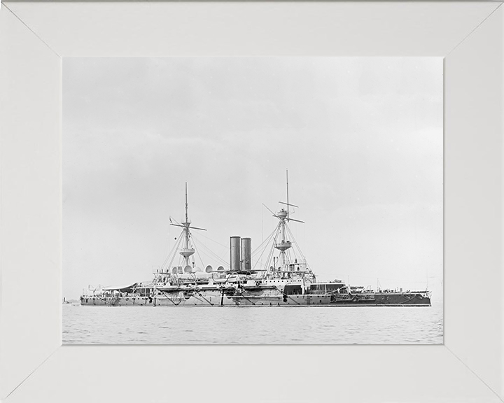 HMS Hood | Photo Print | Framed Print | Sovereign Class | Pre Dreadnought | Battleship | Royal Navy Hampshire Prints