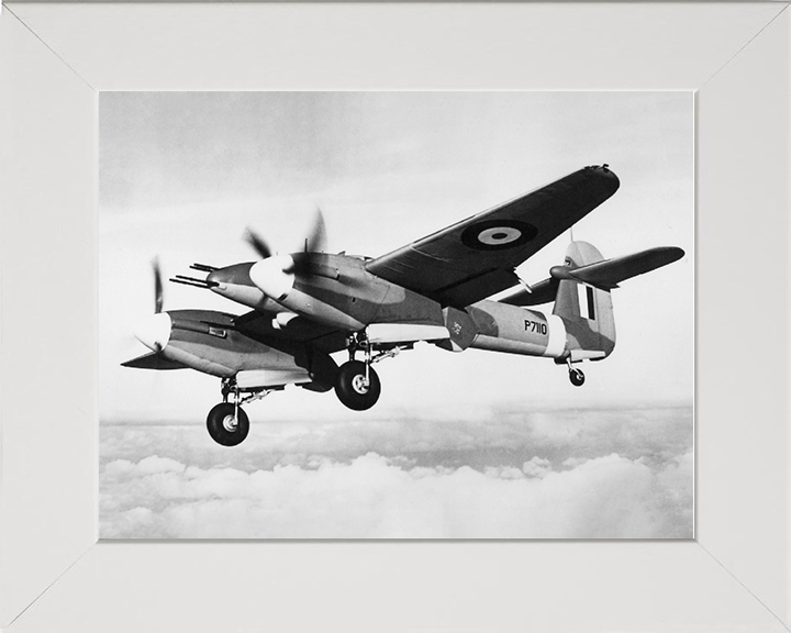 RAF Westland Whirlwind in Flight Photo Print - Royal Air Force Aircraft Hampshire Prints 10 x 8 White Frame No