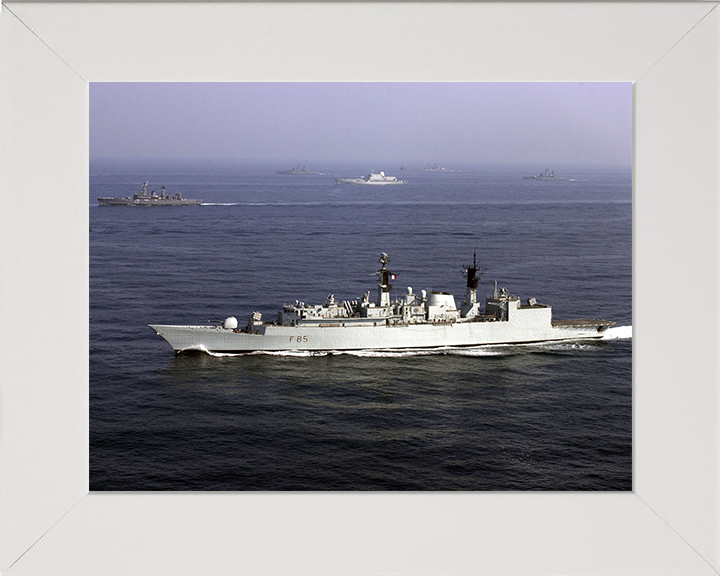 HMS Cumberland (F85) Photo Print - At sea 2000 - Royal Navy Type 22 Frigate