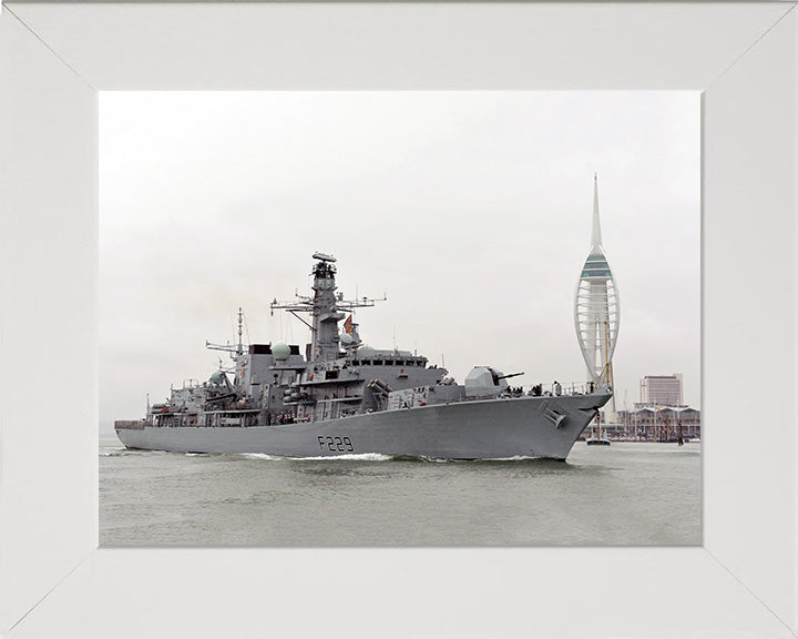 HMS Lancaster F229 Royal Navy Type 23 frigate Photo Print or Framed Print - Hampshire Prints