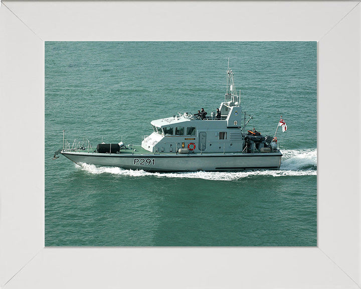 HMS Puncher P291 Royal Navy Archer Class P2000 Patrol Vessel Photo Print or Framed Photo Print - Hampshire Prints