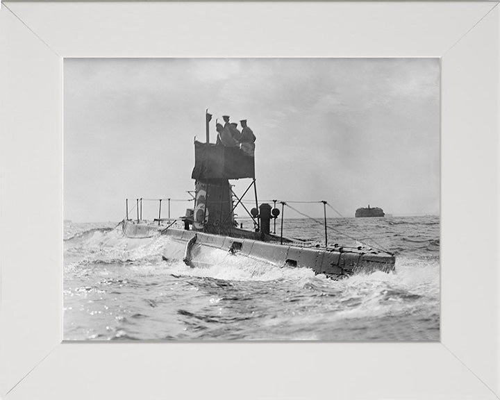 HMS B6 Royal Navy B class submarine Photo Print or Framed Print - Hampshire Prints