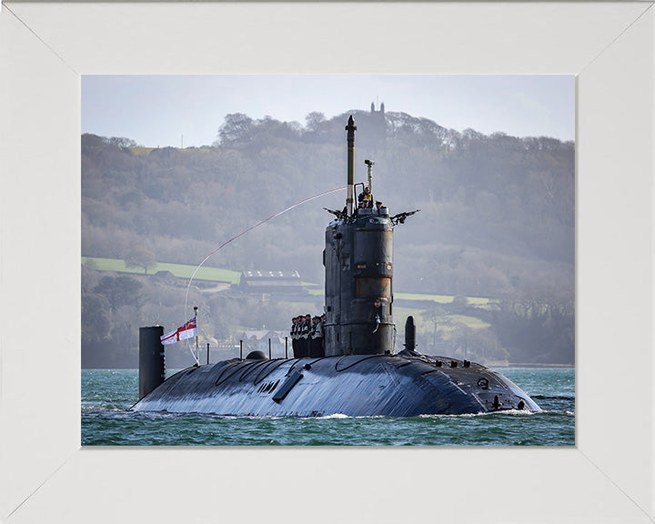 HMS Trenchant S91 Royal Navy Trafalgar class Submarine Photo Print or Framed Print - Hampshire Prints