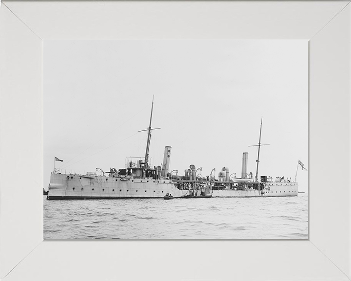 HMS Harrier (1894) | Photo Print | Framed Print | Drayad Class | Gunship | Royal Navy Hampshire Prints