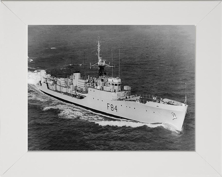 HMS Exmouth F84 Royal Navy Blackwood class frigate Photo Print or Framed Print - Hampshire Prints
