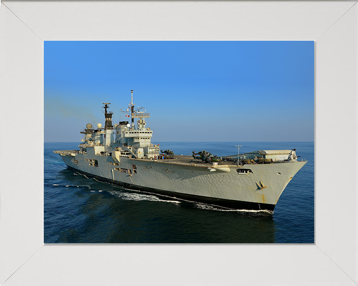 HMS Illustrious R06 | Photo Print | Framed Print | Invincible Class | Aircraft Carrier | Royal Navy Hampshire Prints