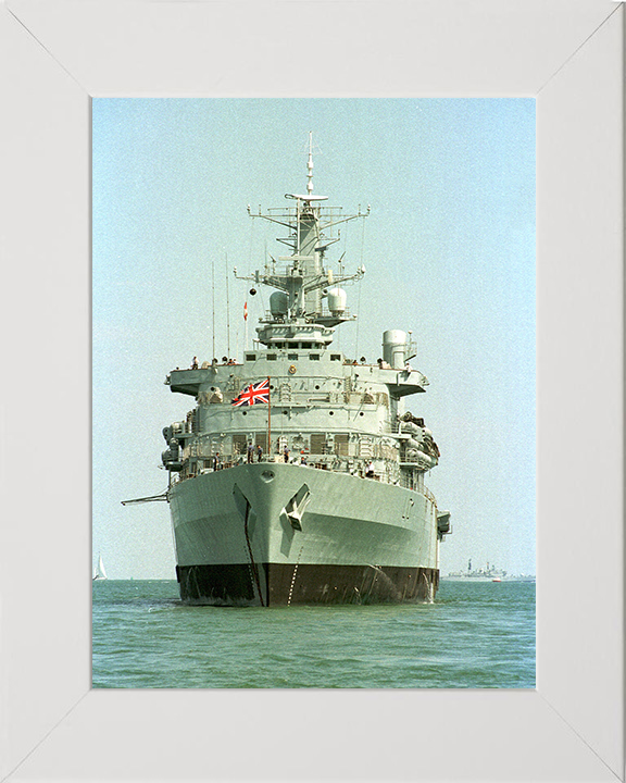 HMS Fearless (L10) Photo Print - At Anchor 2001 - Royal Navy Fearless Class Landing Platform Dock