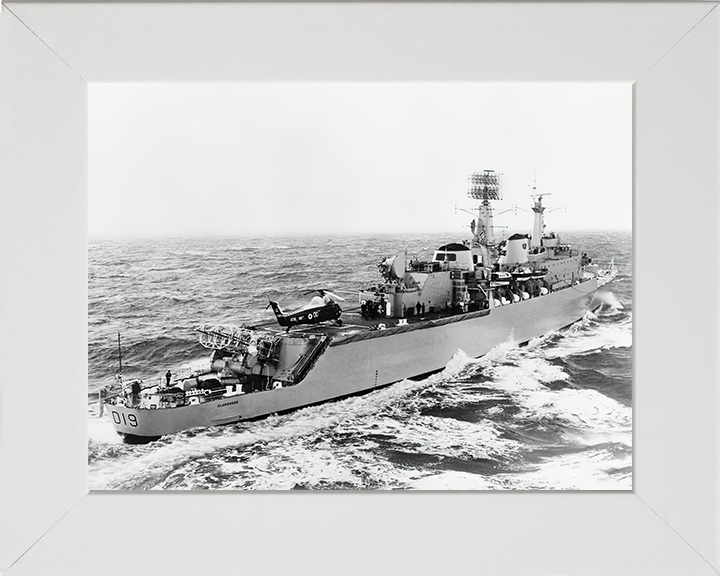 HMS Glamorgan D19 Royal Navy County class Destroyer Photo Print or Framed Print - Hampshire Prints