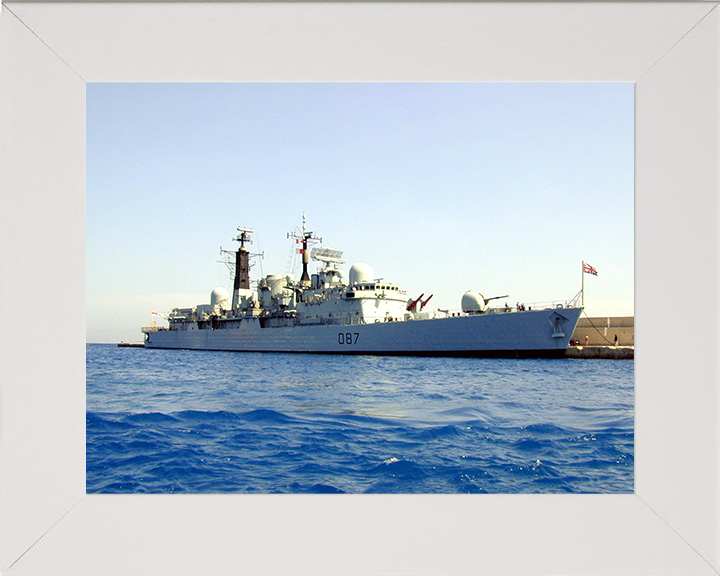 HMS Newcastle (D87) Photo Print - Rhodes 2000 - Royal Navy Type 42 Destroyer