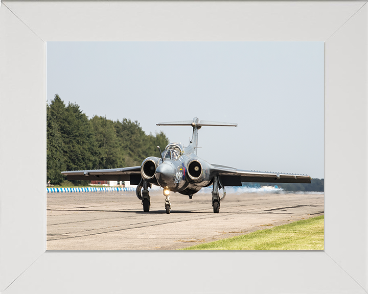 RAF Buccaneer S2B Taking off 2019 Photo Print - Royal Air Force Aircraft Posters, Prints, & Visual Artwork Hampshire Prints 10 x 8 White Frame No