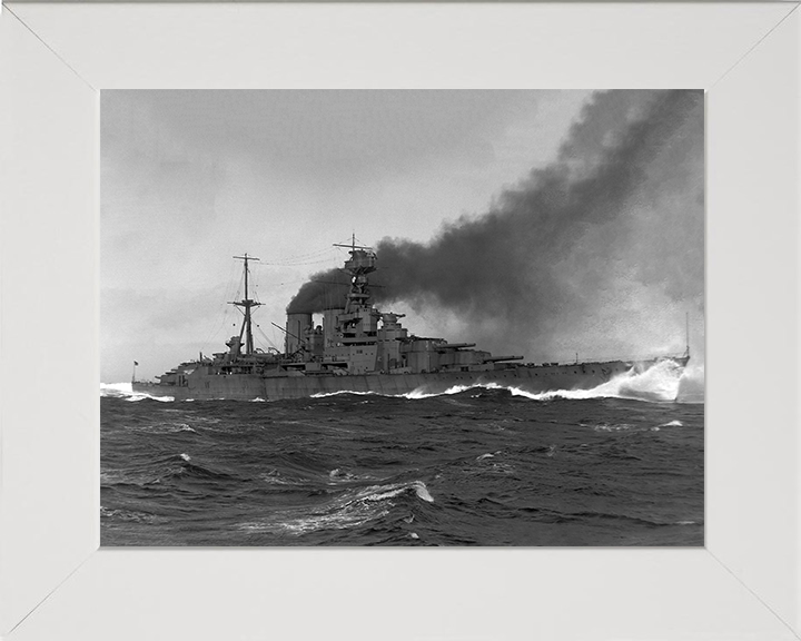 HMS Hood (51) | Photo Print | Framed Print | Admiral Class | Battlecruiser | Royal Navy Hampshire Prints