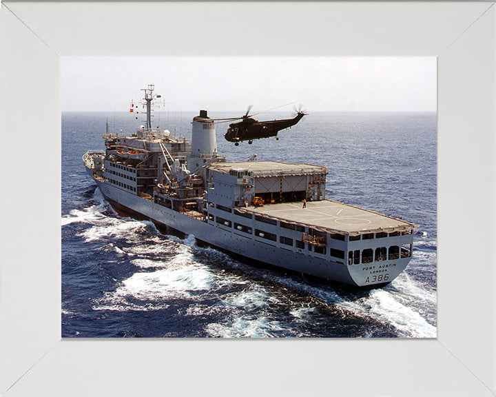 RFA Fort Austin A386 | Photo Print | Framed Print | Fort Rosalie Class | Royal Fleet Auxiliary Hampshire Prints